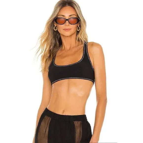 NWT Solid & Striped X Sloane Stephens Jayden Bikini Top