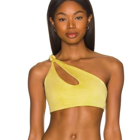 New!Baobab Collection Taki One shoulder‎ Bikini Top in Lima