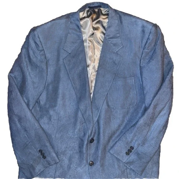 Vintage Louis Roth Sport Coat‎ Brushed Midnight Blue 38R