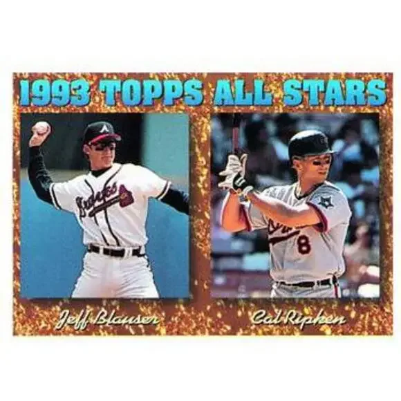 1994 Topps Jeff Blauser / Cal Ripken AS # 387 Atlanta Braves / Baltimore Orioles