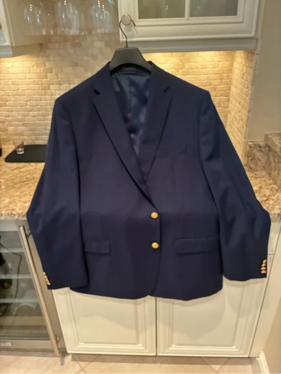 Lauren Ralph Lauren Navy Sport Coat with Gold Buttons