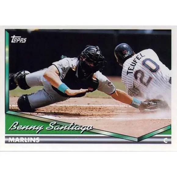 1994 Topps Benny Santiago # 370 Florida Marlins