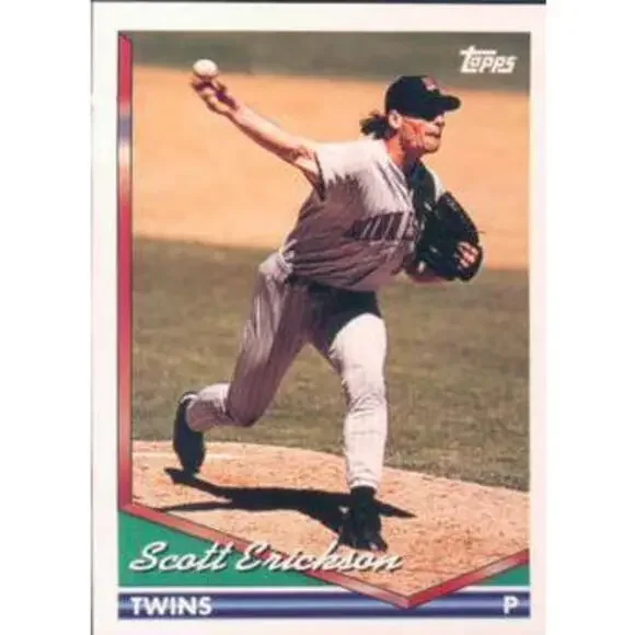 1994 Topps Scott Erickson # 365 Minnesota Twins