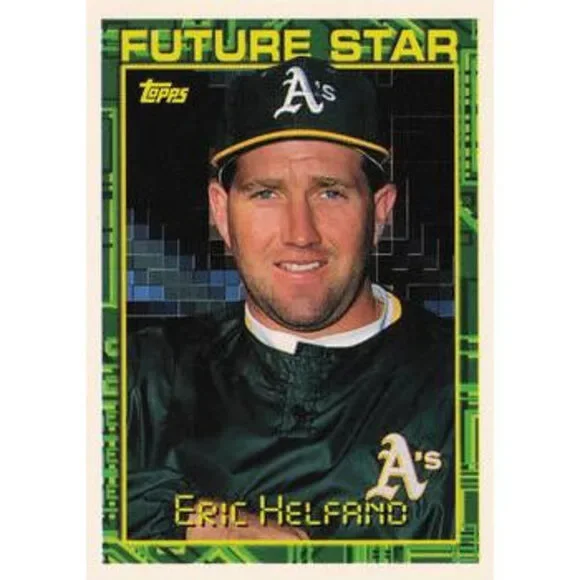 1994 Topps Eric Helfand FS, RC # 363 Oakland Athletics