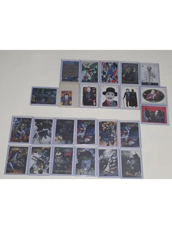 Batman Joker Harley Quinn ~ VTG SP INSERT ~ 24 Card LOT ~ DC Artist Proof Master