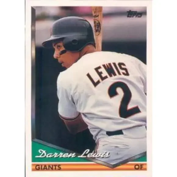 1994 Topps Darren Lewis # 354 San Francisco Giants