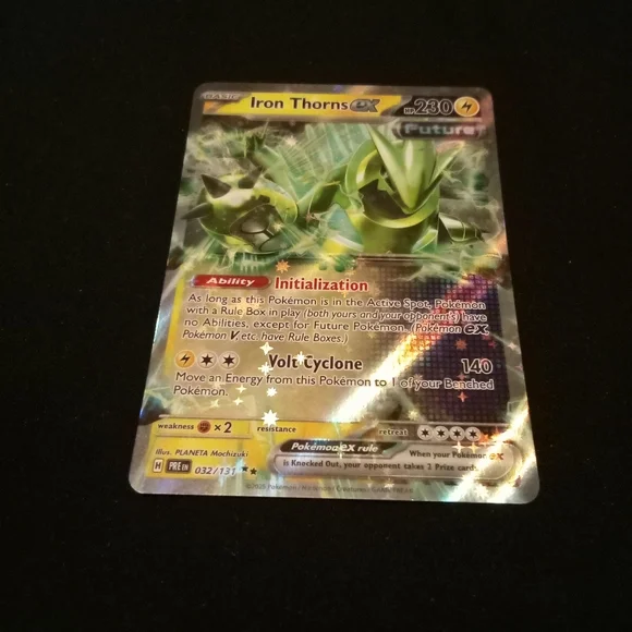 Pokemon Iron Thorns ex 032/131 SV: Prismatic Evolutions Double Rare Holo