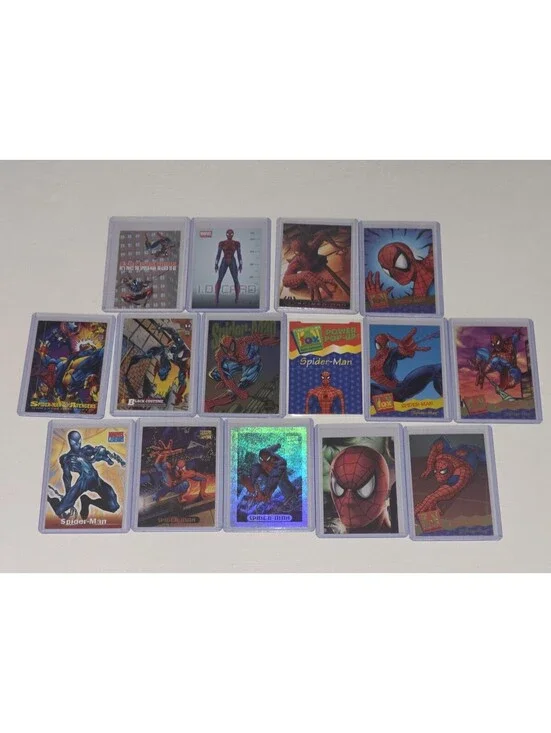 Marvel Spiderman ~ VTG Premium / Chase Card LOT Holo Foil Gold & More