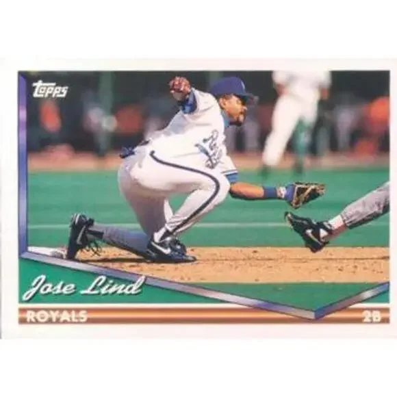 1994 Topps Jose Lind # 332 Kansas City Royals