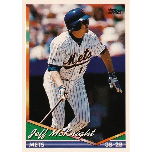 1994 Topps Jeff McKnight # 331 New York Mets