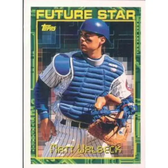 1994 Topps Matt Walbeck FS # 329 Chicago Cubs