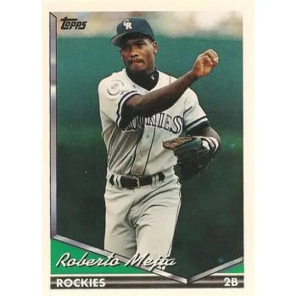 1994 Topps Roberto Mejia RC # 258 Colorado Rockies