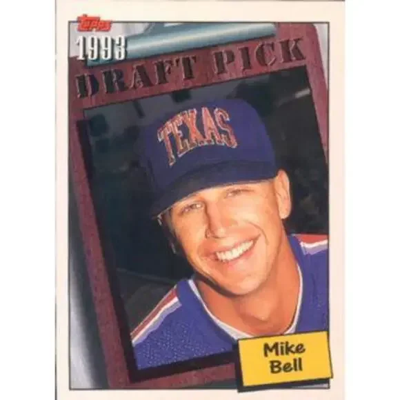 1994 Topps Mike Bell DPK, RC # 201 Texas Rangers