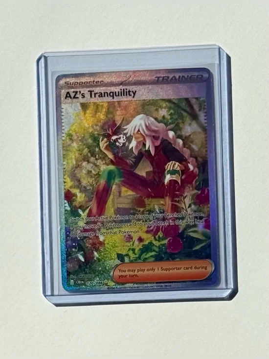 Pokemon AZ's Tranquility 120/086 Full Art Holo SIR Fan Art DIY Custom Card