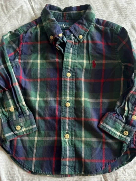 Ralph Lauren Baby 18 Months Holiday Button Up Top