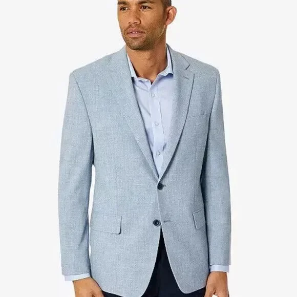 Club Room Sport Coat‎ Light Blue 40R NWT