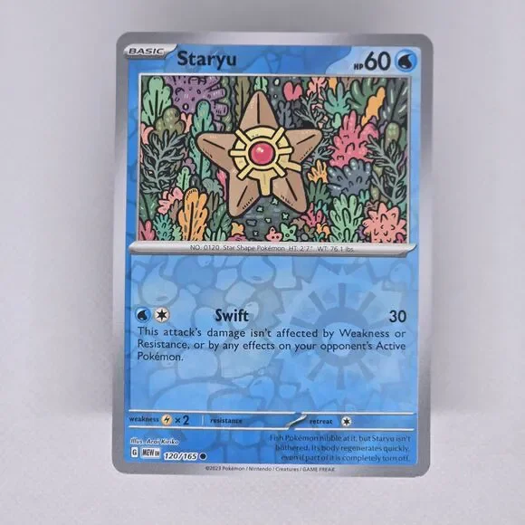 Staryu [Reverse Holo] #120 Scarlet & Violet 151 Pokemon Mew