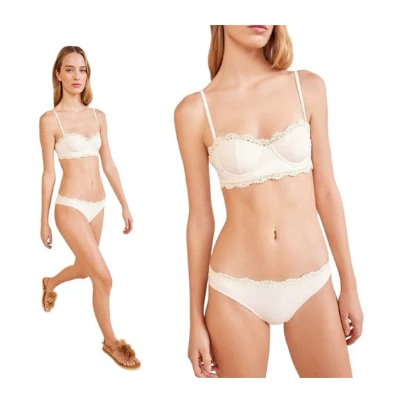 New ULLA Johnson Isla Bikini Bottom Women's Small Beach Vacation MSRP $220