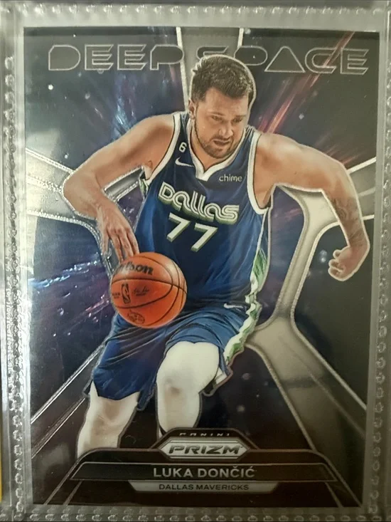 Luka Dončić Dallas Mavericks Deep Space #77 Basketball Card - Blue