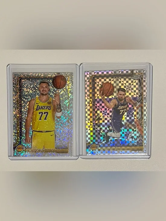 Luka Doncic 2025-26 Topps Chrome Update Variation Speckle Refractor/X-Fractor #2