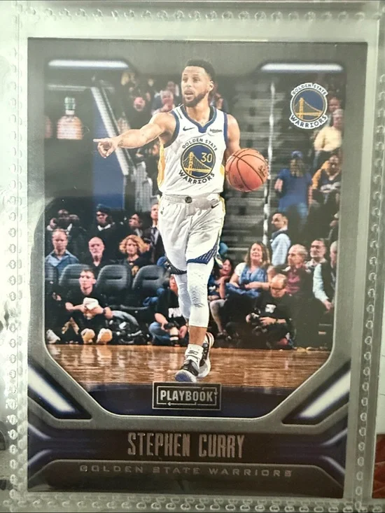 Stephen Curry Golden State Warriors Collectible Trading Card - White/Blue/Yellow