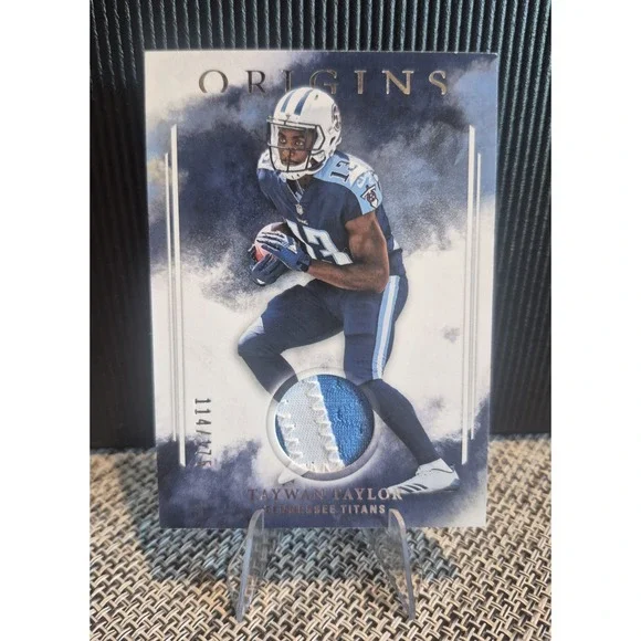 2017 Panini Origins Taywan Taylor #RP-TT Rookie Patch /175 (RC) Tennessee Titans