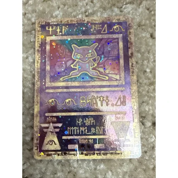 Pokémon Ancient Mew Holo mewtwo strikes back movie promo Pokémon TCG‎