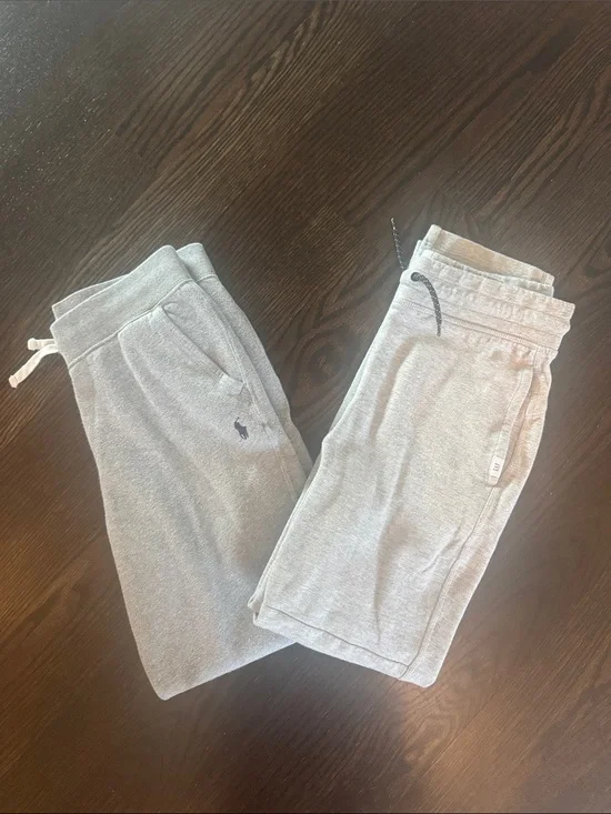 Ralph Lauren and GAP Kids Light Gray Sweatpants with Logo size 14/16