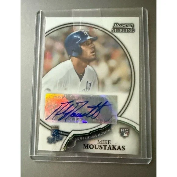 2011 Bowman Sterling - Rookie Autographs Mike Moustakas #13 (AU)