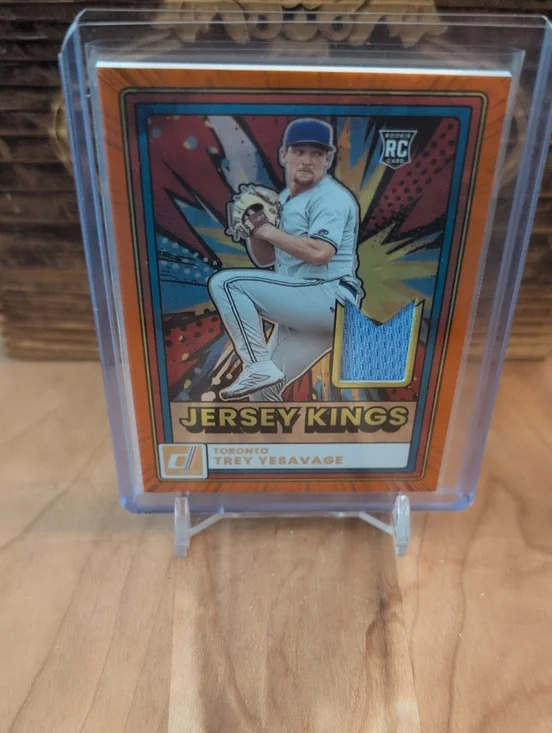 2026 Donruss Trey Yesavage Jersey Kings Relic Patch Rookie Card Blue Jays