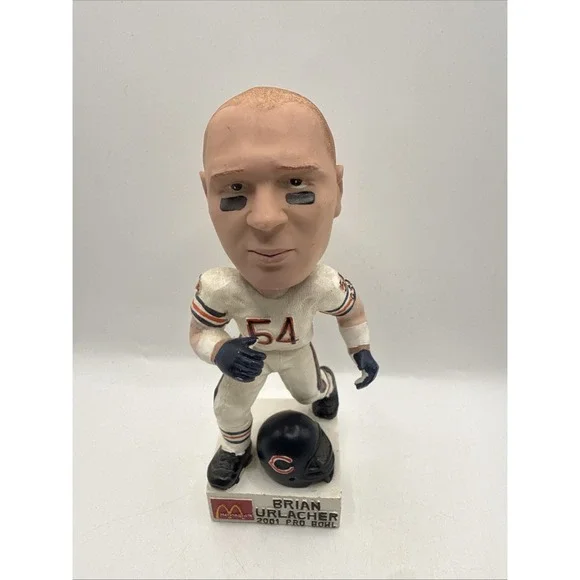 Brian Urlacher 2001 Pro Bowl Chicago Bears Vintage Football Bobblehead