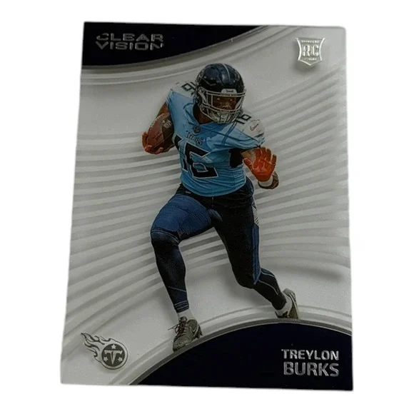 2022 Panini Chronicles‎ Clear Vision Treylon Burks RC Rookie Card CVR-11 Titans