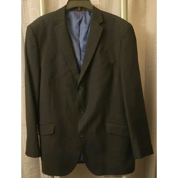 Billy London UK‎ Men's 46R Black Suit Sports Jacket Blazer