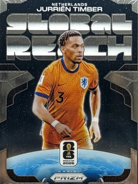 Panini Prizm Jurrien Timber Global Reach Soccer Team Card