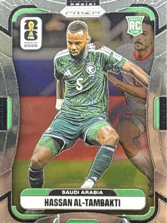 Panini Prizm Hassan Al-Tambakti Rookie Soccer Trading Card