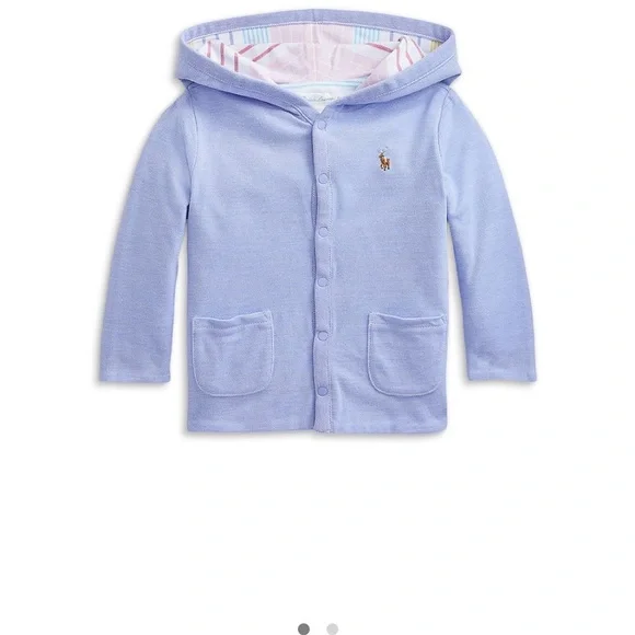 Ralph Lauren reversible jacket hoodie for baby in GUC 12-18 months $65