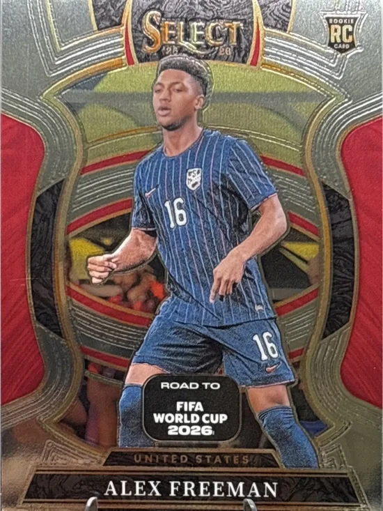 Panini Select Alex Freeman Rookie Soccer Card