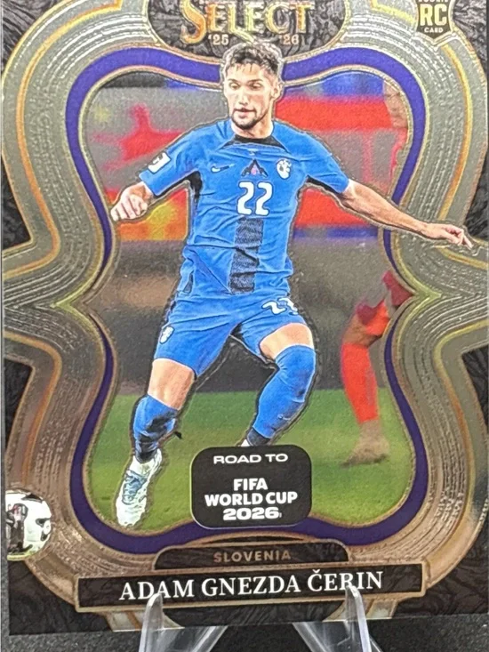 Panini Select Adam Gnezda Čerin Slovenia Rookie Soccer Trading Card