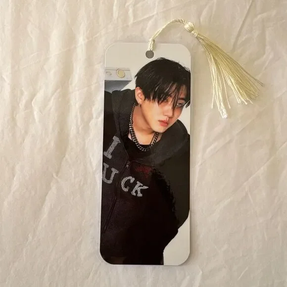 Stray Kids Changbin laminated bookmark karma