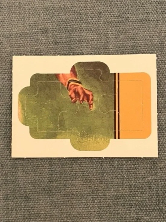 Piece of Donruss Diamond King Puzzle Baseball Card Trading Card