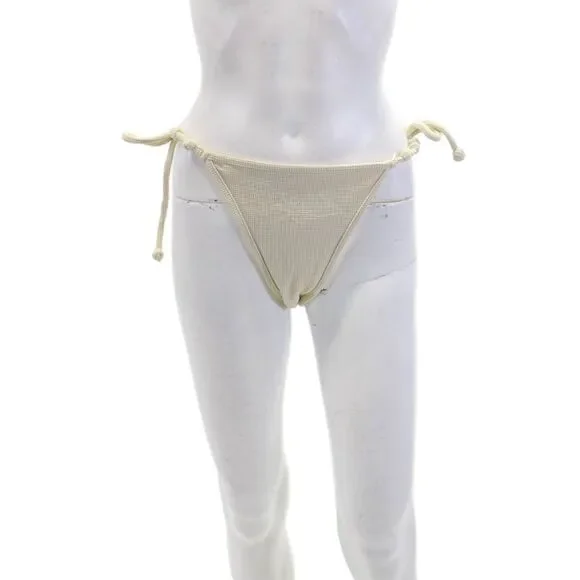 Devon Windsor Womens Emma Bikini Bathing Suit Bottom Beige Size Extra Large