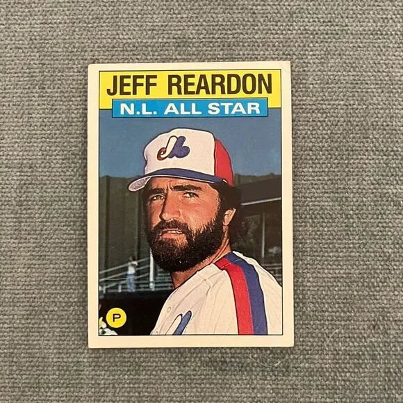 1986 Topps Montreal Expos Baseball Card