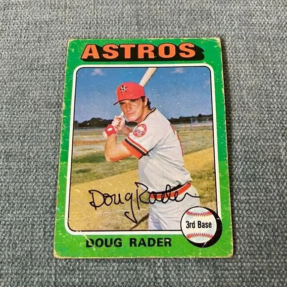 1975 Topps Houston Astros Baseball Card Trading Card