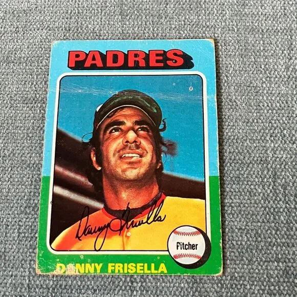 1975 Topps San Diego Padres Baseball Card Trading Card