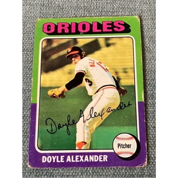 1975 Topps Baltimore Orioles Baseball Card Trading Card