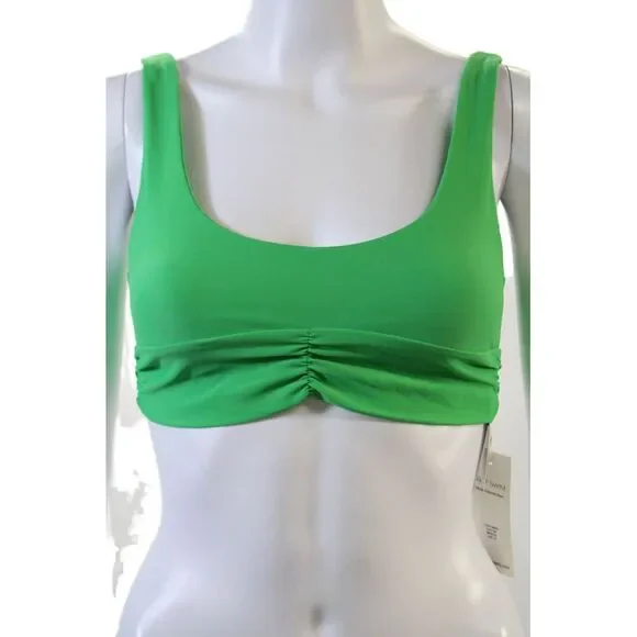 Riot Swim Womens Pico Bikini Top - Bermuda Size XS