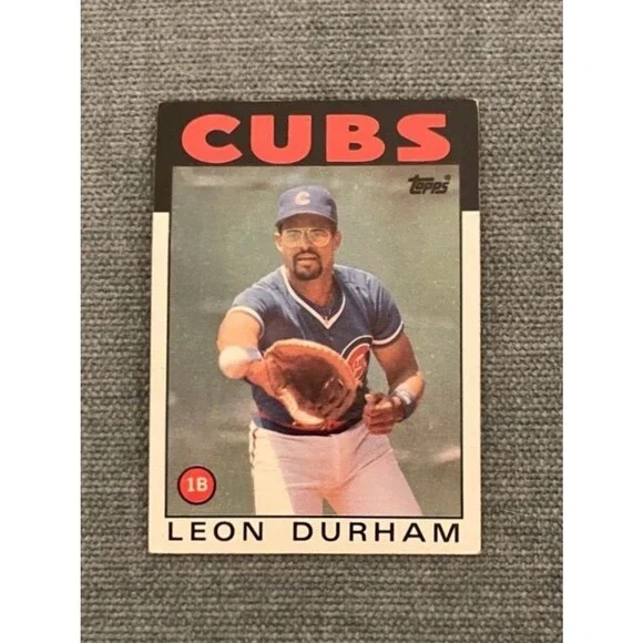1986 Topps Chicago Cubs Baseball Card
