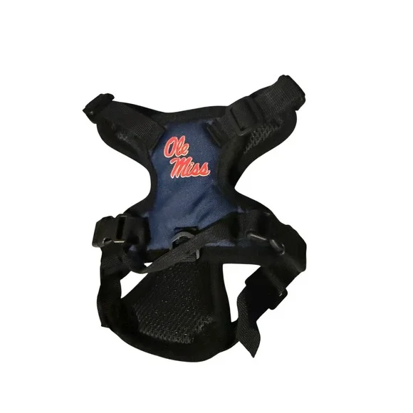 Little‎ Earth Ole Miss Rebels Dog Pet Harness Vest Size S Blue Red