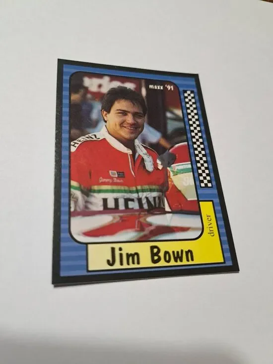 Vintage 1991 Maxx Jim Bown #57 Race Car Nascar Trading Card