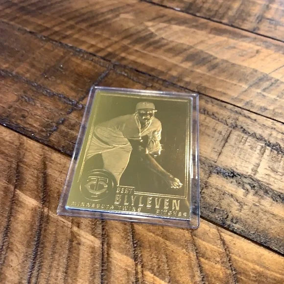 Bert Blyleven-Danbury Mint 1996-Sealed 22 kt Gold Card # 9